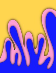 cut out 3d looking background wallpaper 