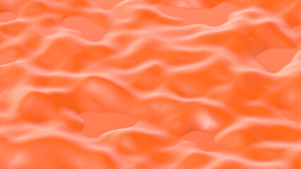 Blurred orange color abstract texture background 3d rendering