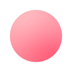 Trendy gradation circle design. Isolated color frame. Colorful gradient button shape. 