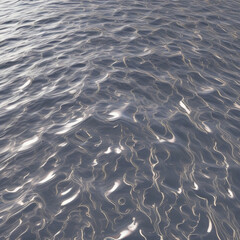 waves on the water - Waves abstract background - blue abstract - Generative AI