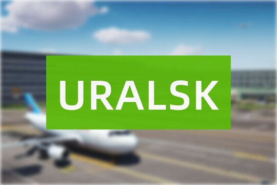 Airport of the city of Uralsk