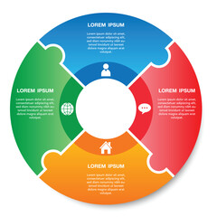 Business infographic template design