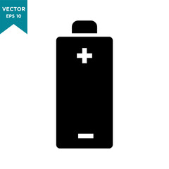 Fototapeta premium battery icon vector logo template