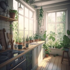 Fototapeta premium Cozy Kitchen Retreat 3