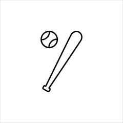 Baseball icon. vector illustration on white background