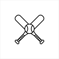 Baseball icon. vector illustration on white background