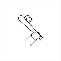 Baseball icon. vector illustration on white background