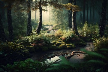 Tropical forest background