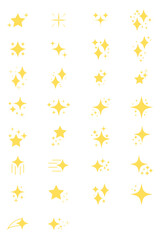 Sparkles Design. Easy to edit. Eps 10