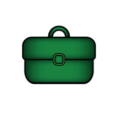 Portfolio icon on white.