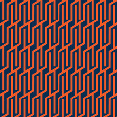 Geometric Diagonal Striped Lines Seamless Pattern
