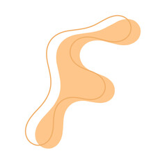 Aesthetic Blob with line art. Blob clipart. Blob png. Abstract shapes. Irregular shapes. Liquid clipart. 