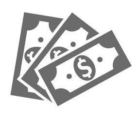 Cash Icon in trendy flat style isolated on white background. Money symbol for your web site design, logo, app, UI. Vector illustration, EPS10.