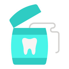 Dental Floss Flat Icon