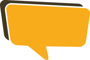 Modern speech bubble conversation symbol