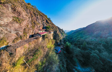 The temple on the cliff