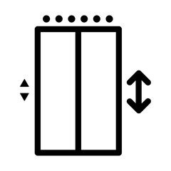 elevator icon vector