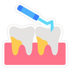 Scaling Sticker Icon
