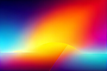 Abstract colorful gradient background. Generative AI