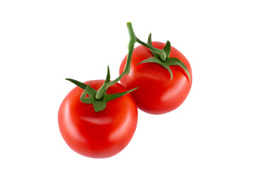 tomatoes on a white background isolated