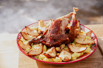 delicious baked chicken in the oven
