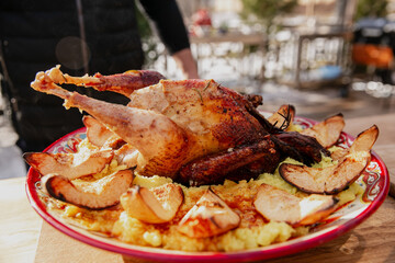 delicious baked chicken in the oven
