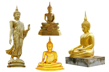 Makha Asanaha Visakha Bucha Day Golden Buddha
