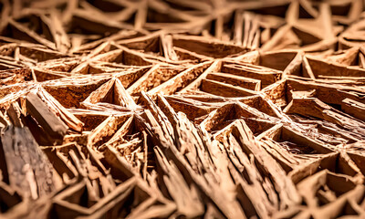 wood close-up created with Generative AI technology