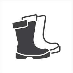 Safety footwear sign icon. Safety shoes icon. Safety worker shoes symbol. Foot pretection icon. Vector illustration