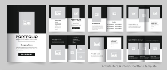 Architecture portfolio or portfolio design