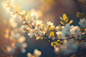 Close Up View of a Beautiful Spring Background Scenery. Created with Generative AI Technology