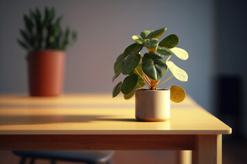 plant on the table