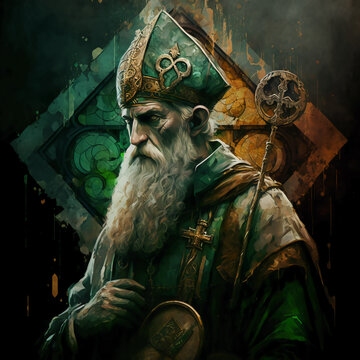 Saint Patrick style image