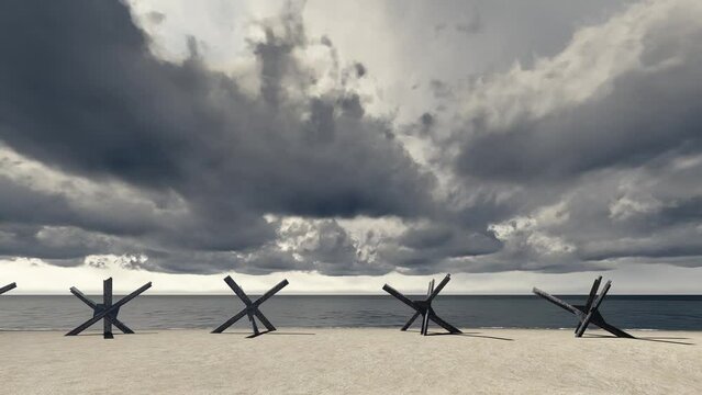 Omaha Beach The Normandy 3D Video Animation