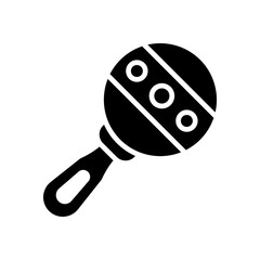 rattle icon for your website design, logo, app, UI. 