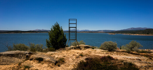 Lake in the mountains, Castilla y Leon, Spain