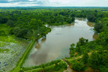 Fototapeta premium view of the lake