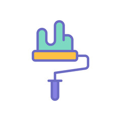 paint roller icon for your website design, logo, app, UI. 