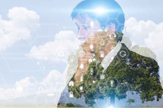 Environmental technology concept. Sustainable development goals. SDGs.