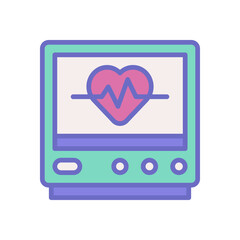 cardiogram icon for your website design, logo, app, UI. 