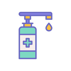 Obraz premium hand sanitizer icon for your website design, logo, app, UI. 
