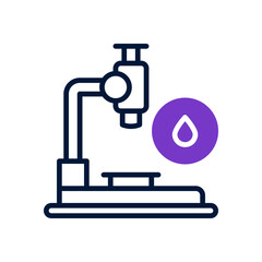 microscope icon for your website design, logo, app, UI. 