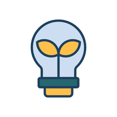 light bulb icon for your website design, logo, app, UI. 