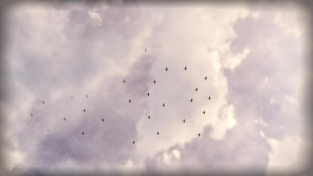 Bomber Planes 3D Video Animation