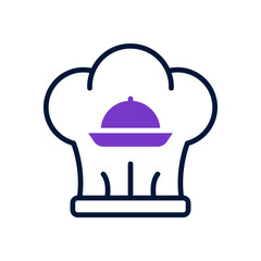 chef hat icon for your website design, logo, app, UI. 