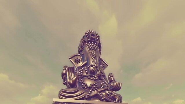 The Hindu God Ganesh 3D Video Animation