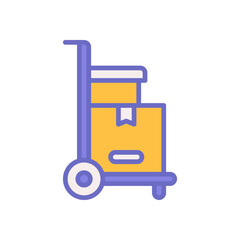 trolley icon for your website design, logo, app, UI. 