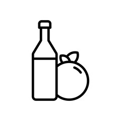 orange juice icon for your website design, logo, app, UI. 