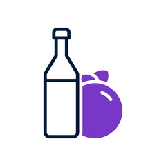 orange juice icon for your website design, logo, app, UI. 