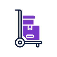 trolley icon for your website design, logo, app, UI. 